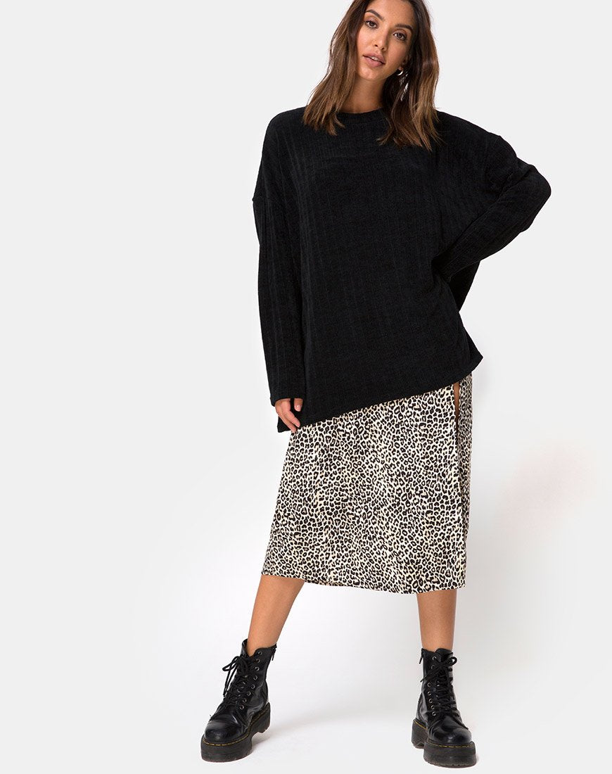 Imagen de Dad Jumper in Chenille Negro