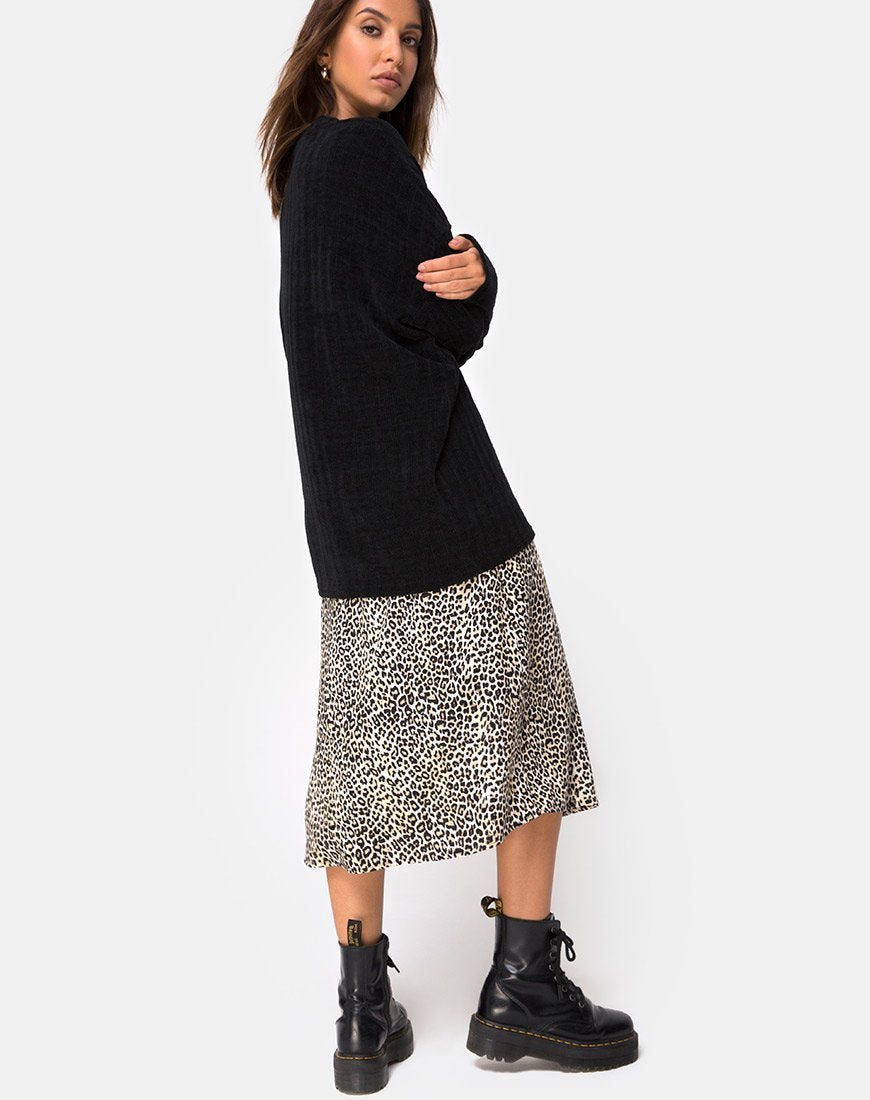Imagen de Dad Jumper in Chenille Negro