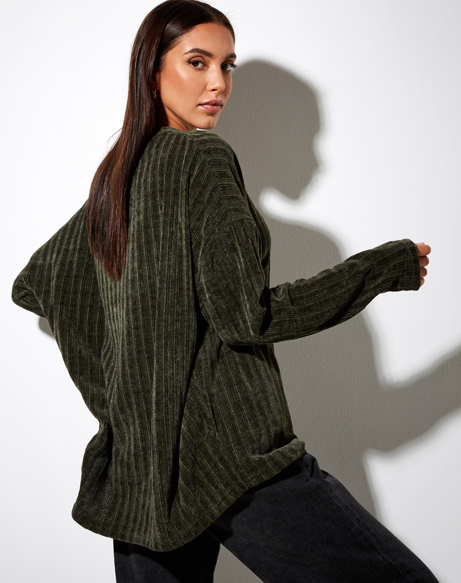 Imagen de Dad Jumper in Chenille Khaki