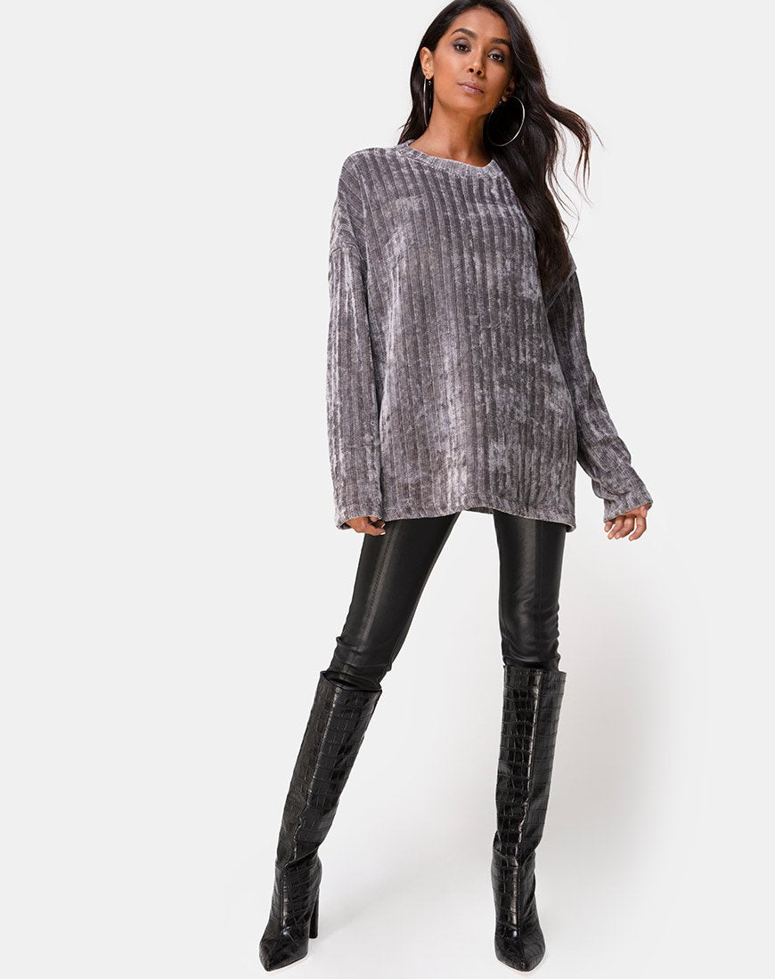 Imagen de Dad Jumper in Chenille Grey