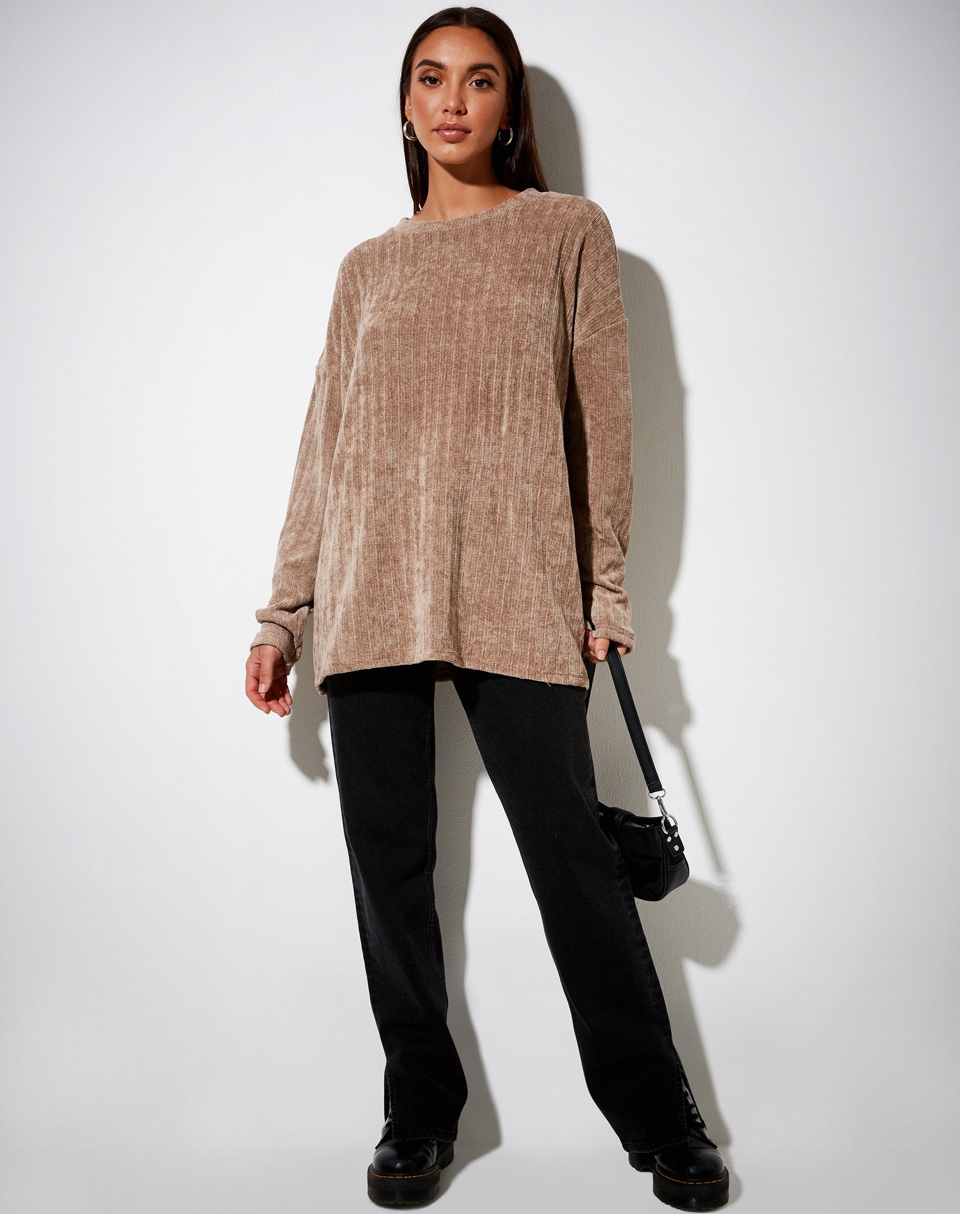 Imagen de Papá Jumper en Chenille Taupe