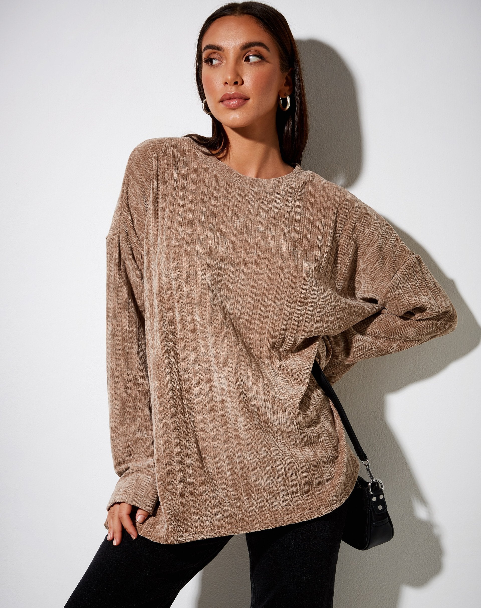 Imagen de Papá Jumper en Chenille Taupe
