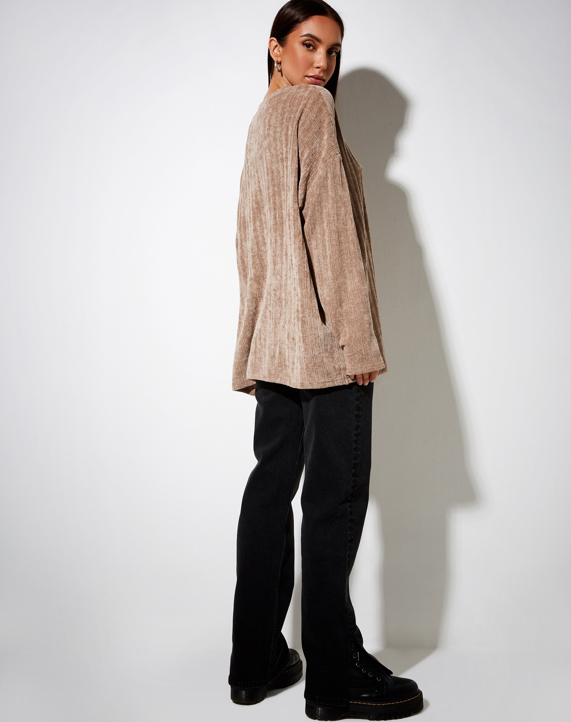 Imagen de Papá Jumper en Chenille Taupe