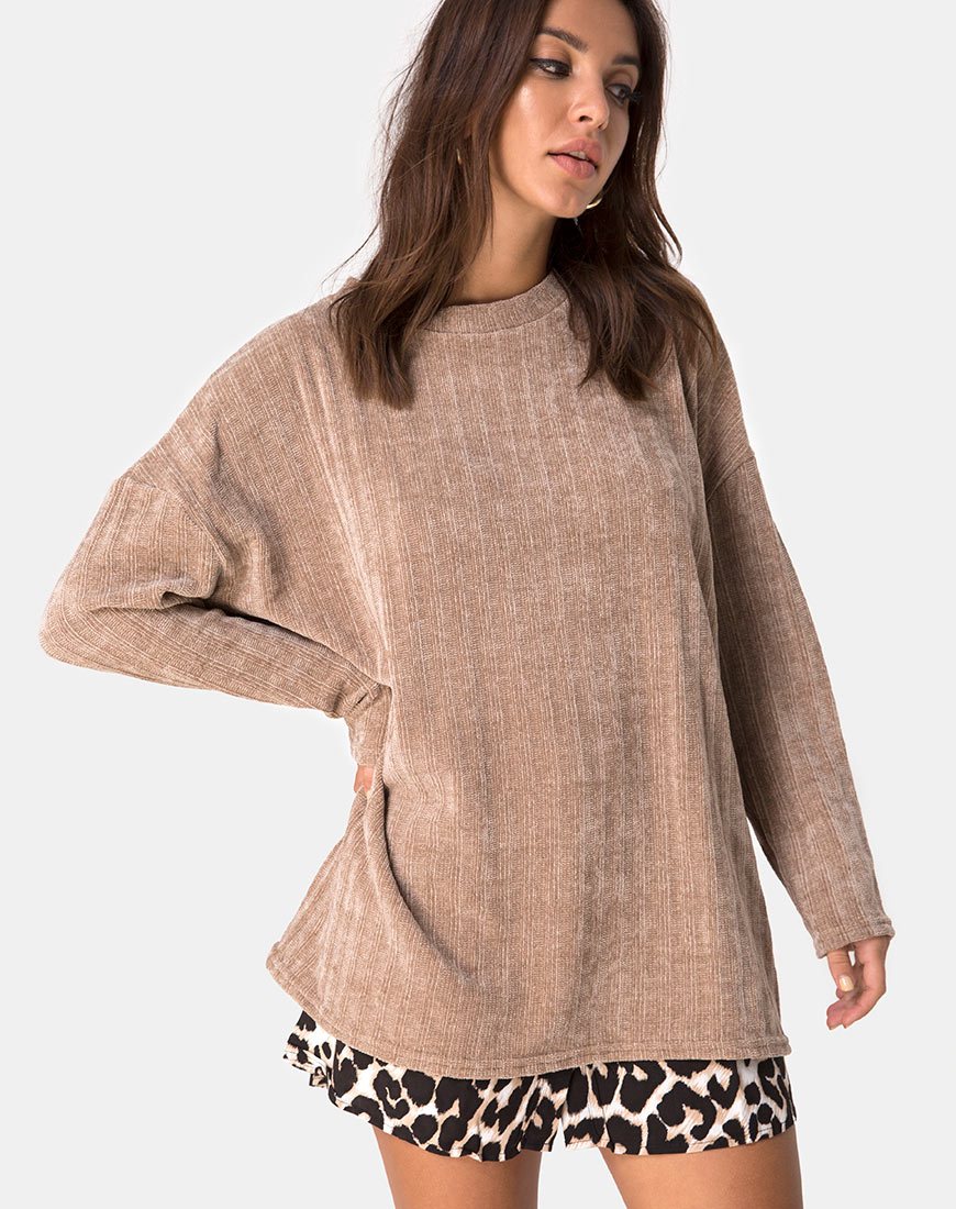 Imagen de Dad Jumper in Chenille Tan