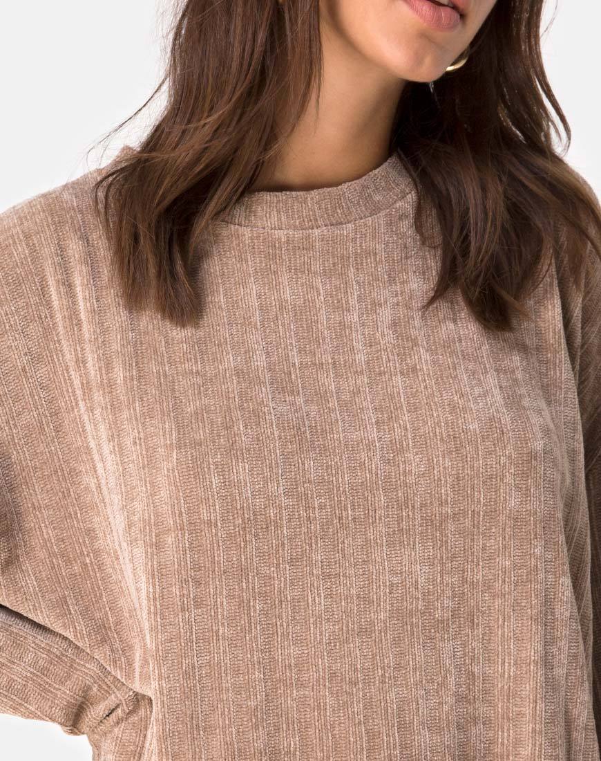 Imagen de Dad Jumper in Chenille Tan