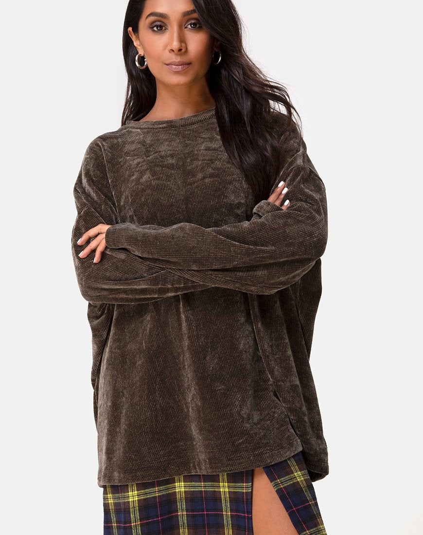 Imagen de Dad Jumper in Knit Khaki