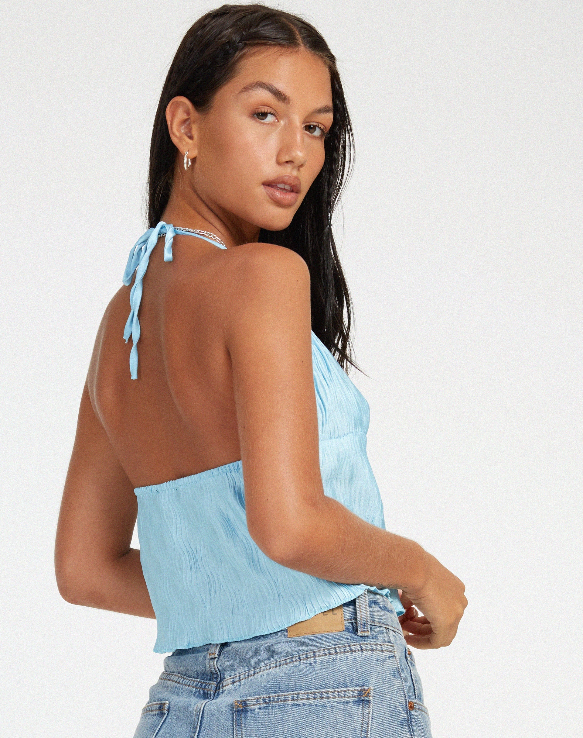 imagen de Dama Crop Top en Azul