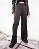 imagen de Abba Cargo Trouser en Pinstripe Black