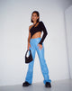 imagen de Zyanna Flare Trouser en PU Azul Azur