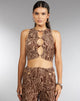 Imagen de MOTEL X IRIS Danica Crop Top en Animal Ripple Flock