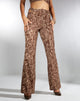 Imagen de MOTEL X IRIS Sesaot Flare Trouser en Animal Ripple Flock