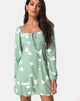 Imagen del Vestido Danila en Mono Flor Verde