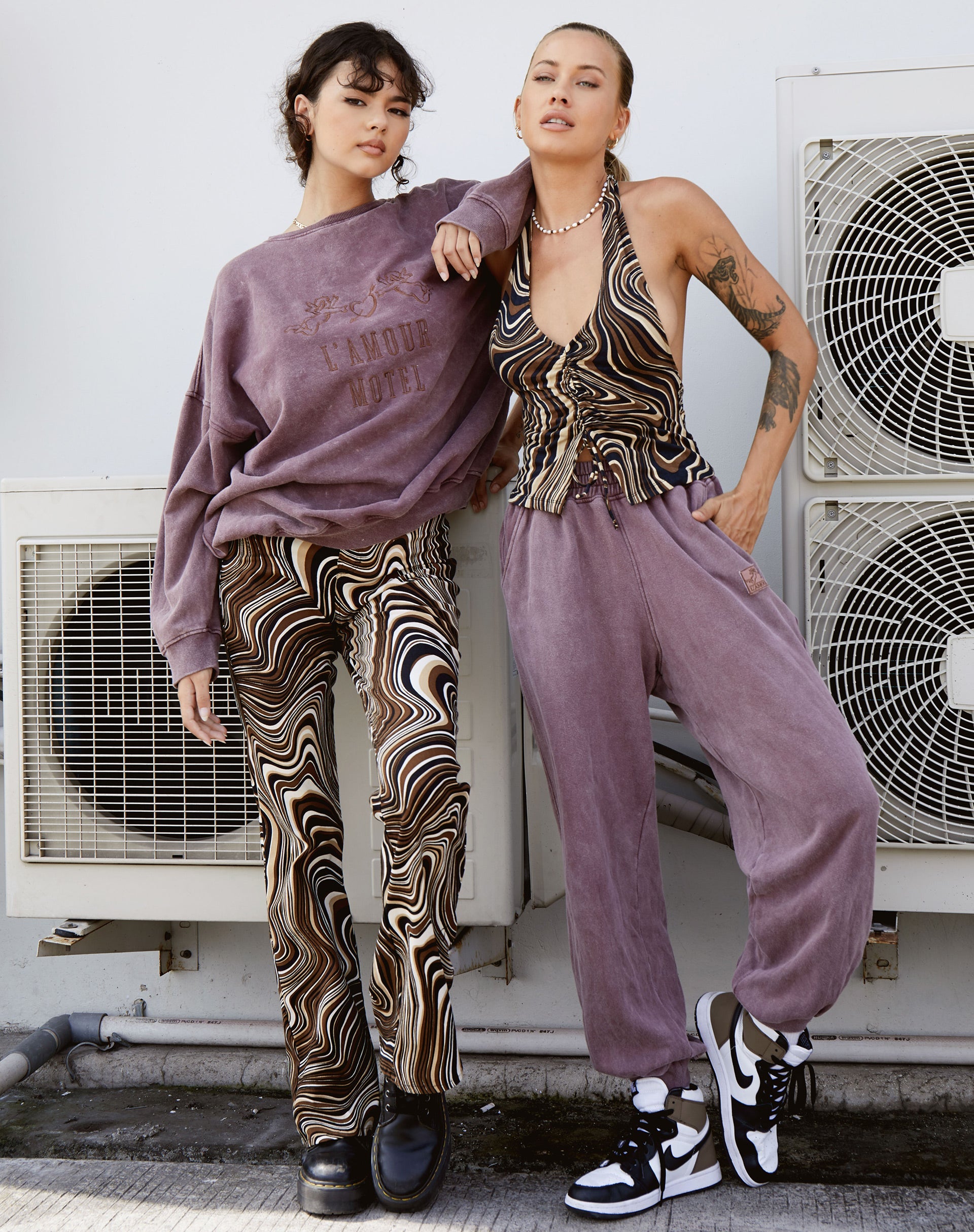 Imagen de Roider Jogger en marrón lavado LAmour Motel Label Embro
