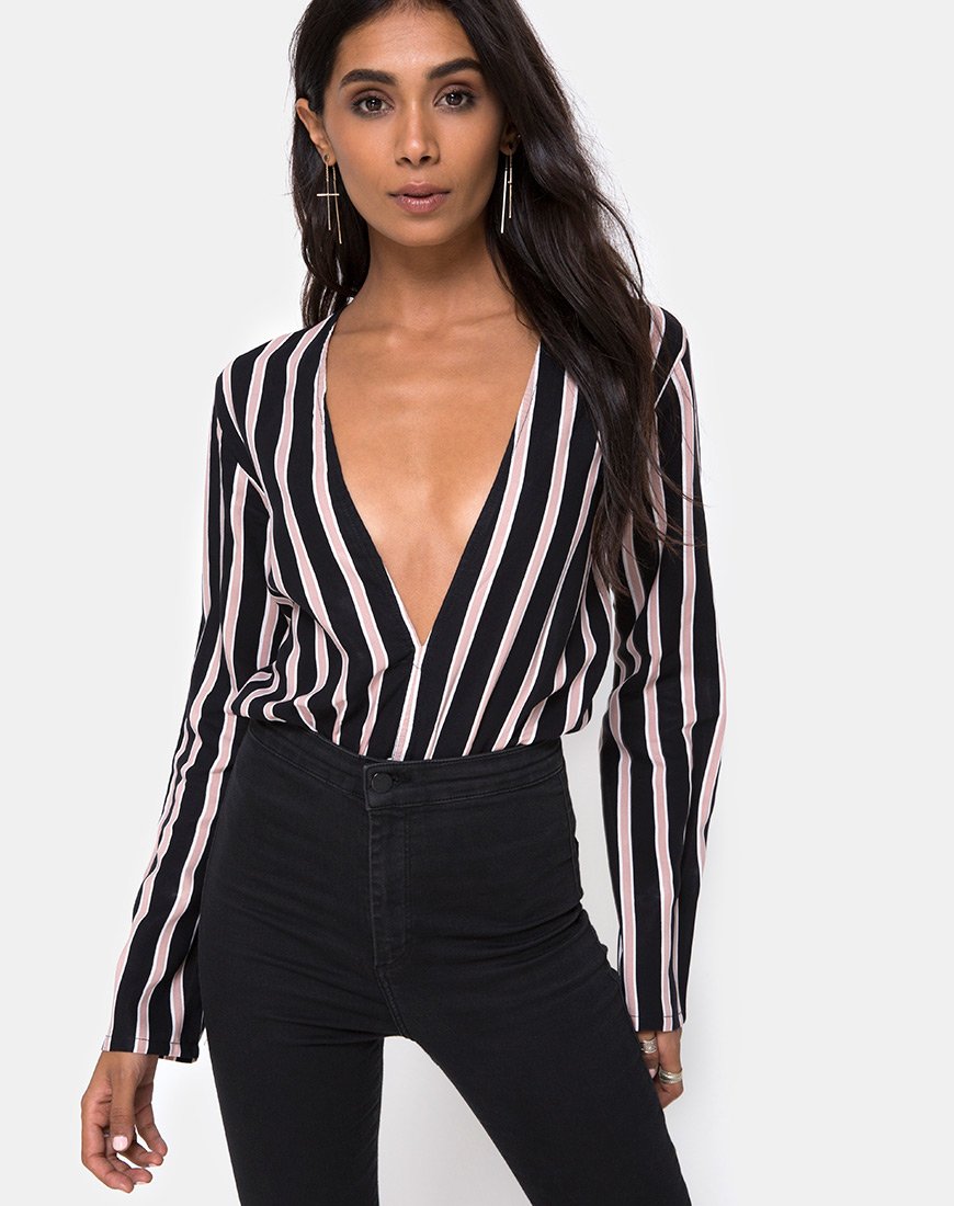 Corpiño Daris en raya formal