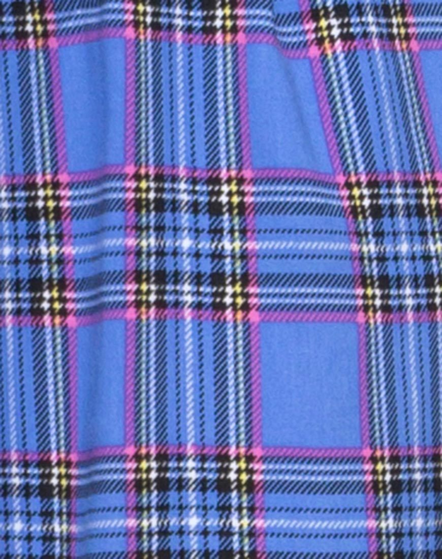 Imagen de Dastan Pantalones en 90s Check Azul Rosa