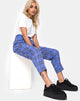 Imagen de Dastan Pantalones en 90s Check Azul Rosa