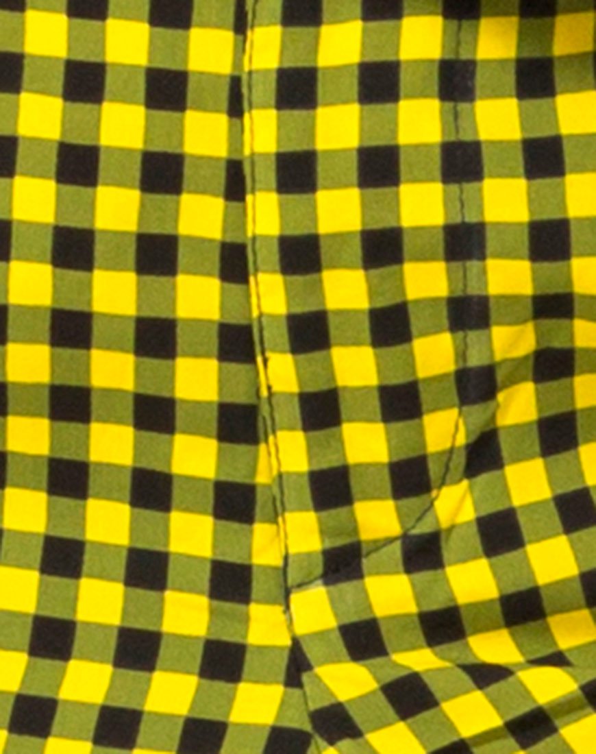 Imagen de Dastan Pantalones en Gingham Medio Amarillo