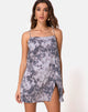 Imagen de Datista Dress in Bleached Tie Dye Grey
