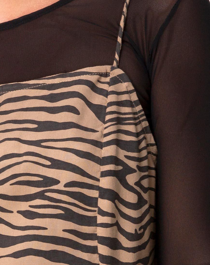 Imagen de Datista Vestido 90s Zebra Topo