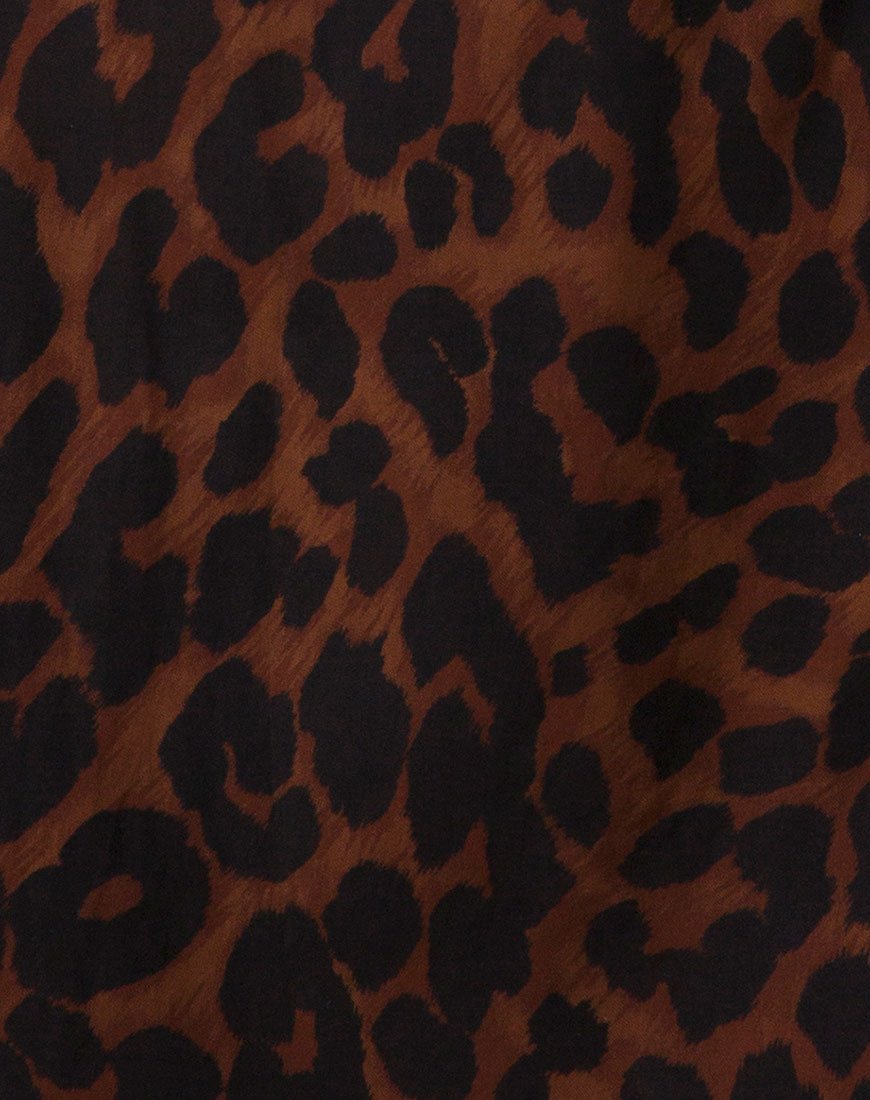 Imagen de Datista Slip Dress in Oversize Jaguar Marrón