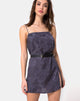 Imagen de Datista Slip Dress en Satén Rosa Gris