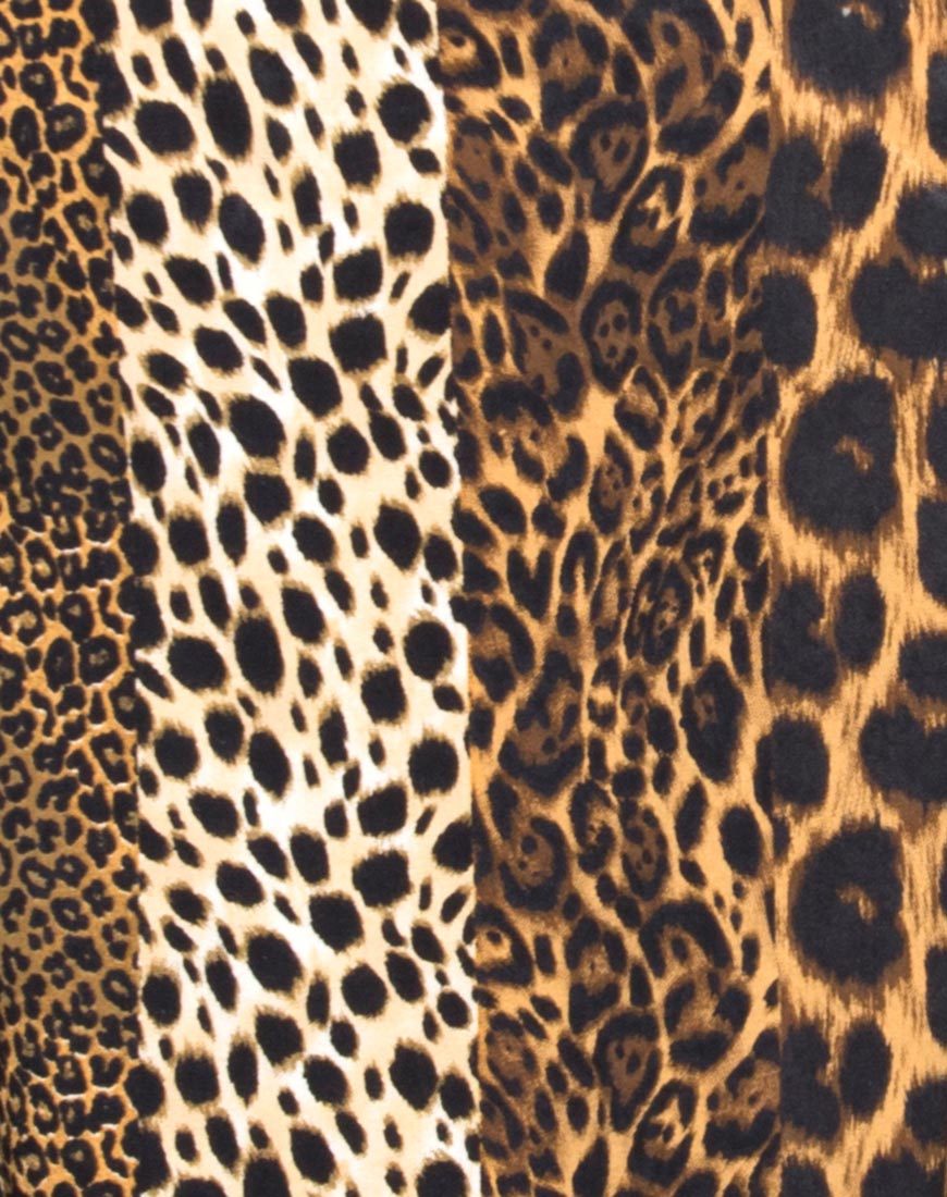 Imagen de Datista Vestido a rayas animales