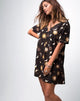 Imagen de Crosena Vestido Swing en Solar System Negro