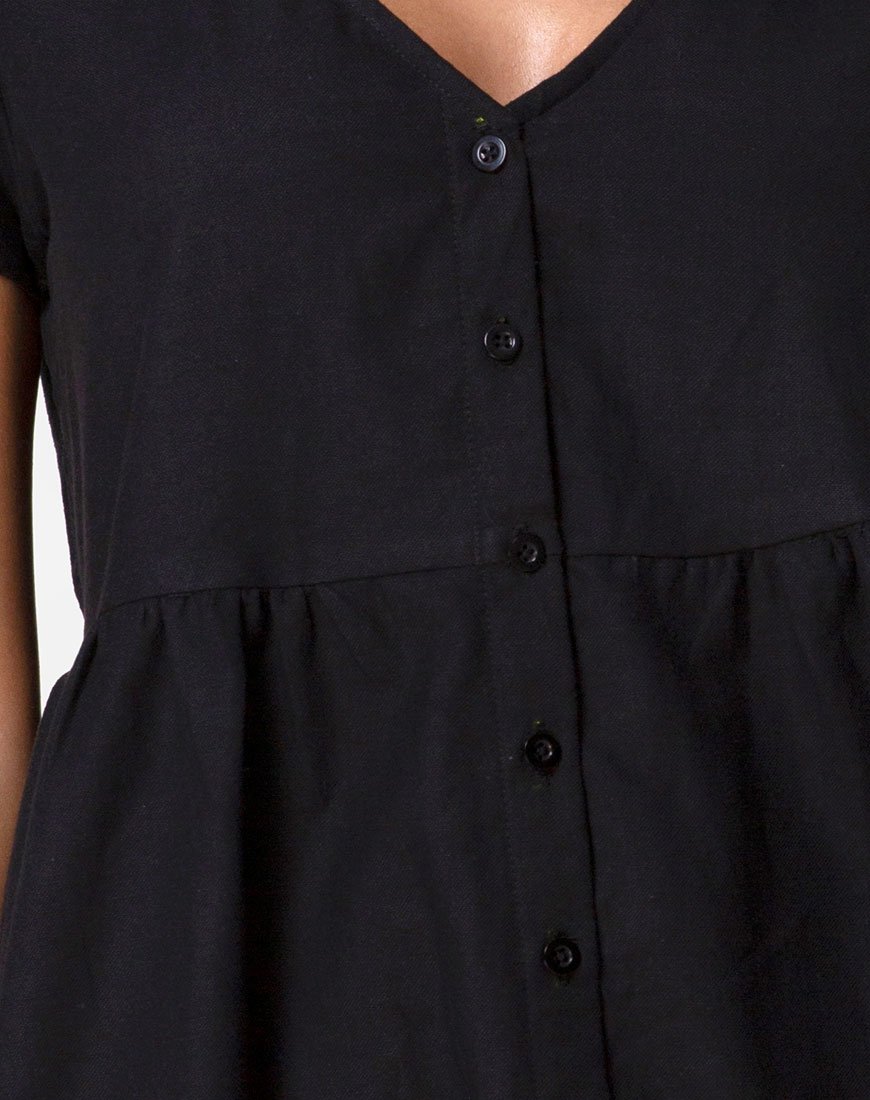 Imagen de Deira Babydoll Dress in Black
