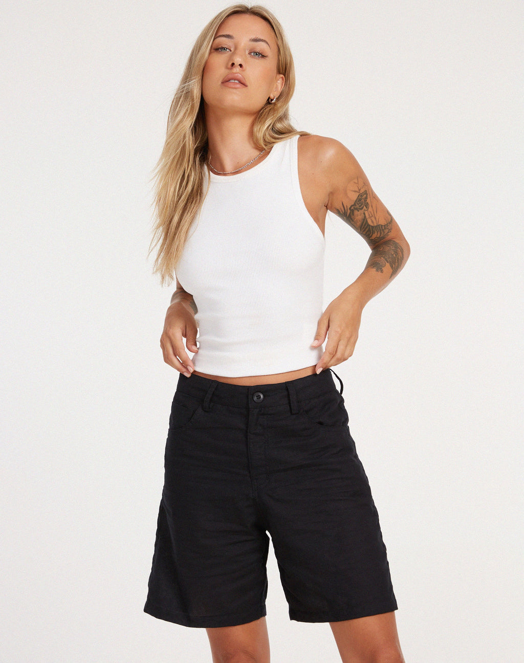 Pantalones cortos Della en negro