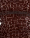 Croc PU Marrón oscuro