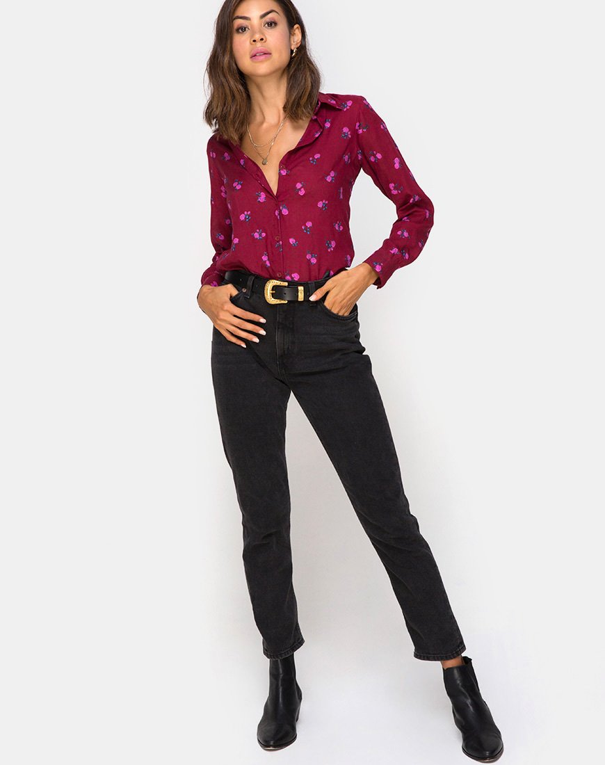 Imagen de la Camisa Dimaris Rosa Magenta