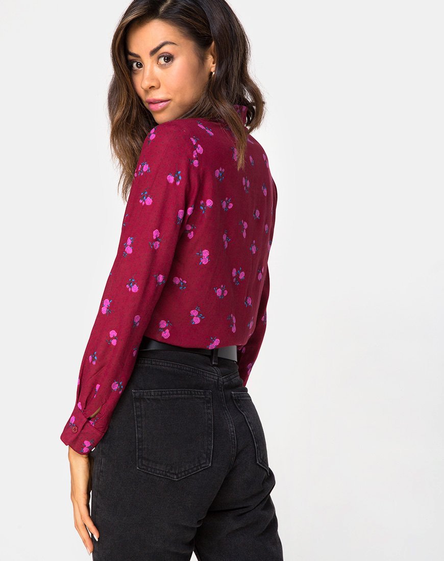 Camisa Dimaris Rosa Magenta