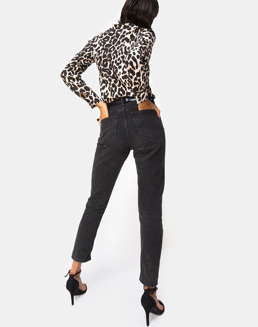 Imagen de la camisa Dimaris en jaguar oversize