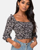 Imagen de Dimen Crop Top En Wild Tulip Negro