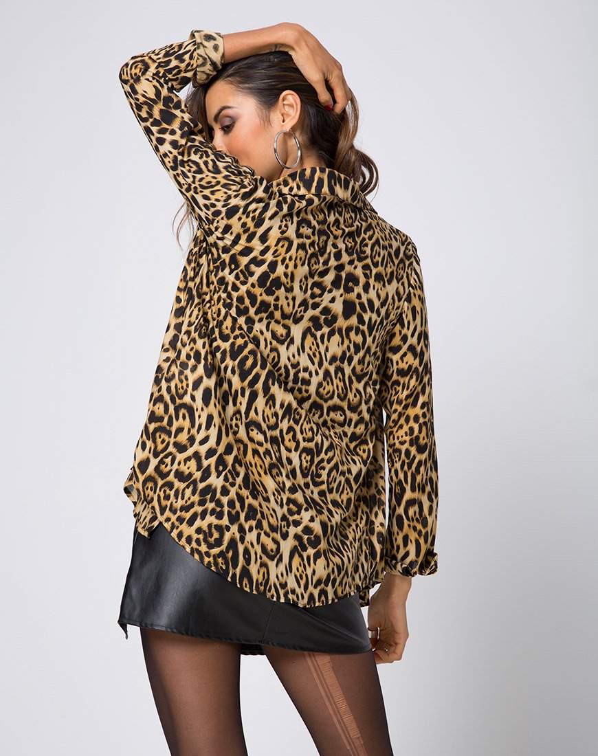 Camisa Disam de Leopardo
