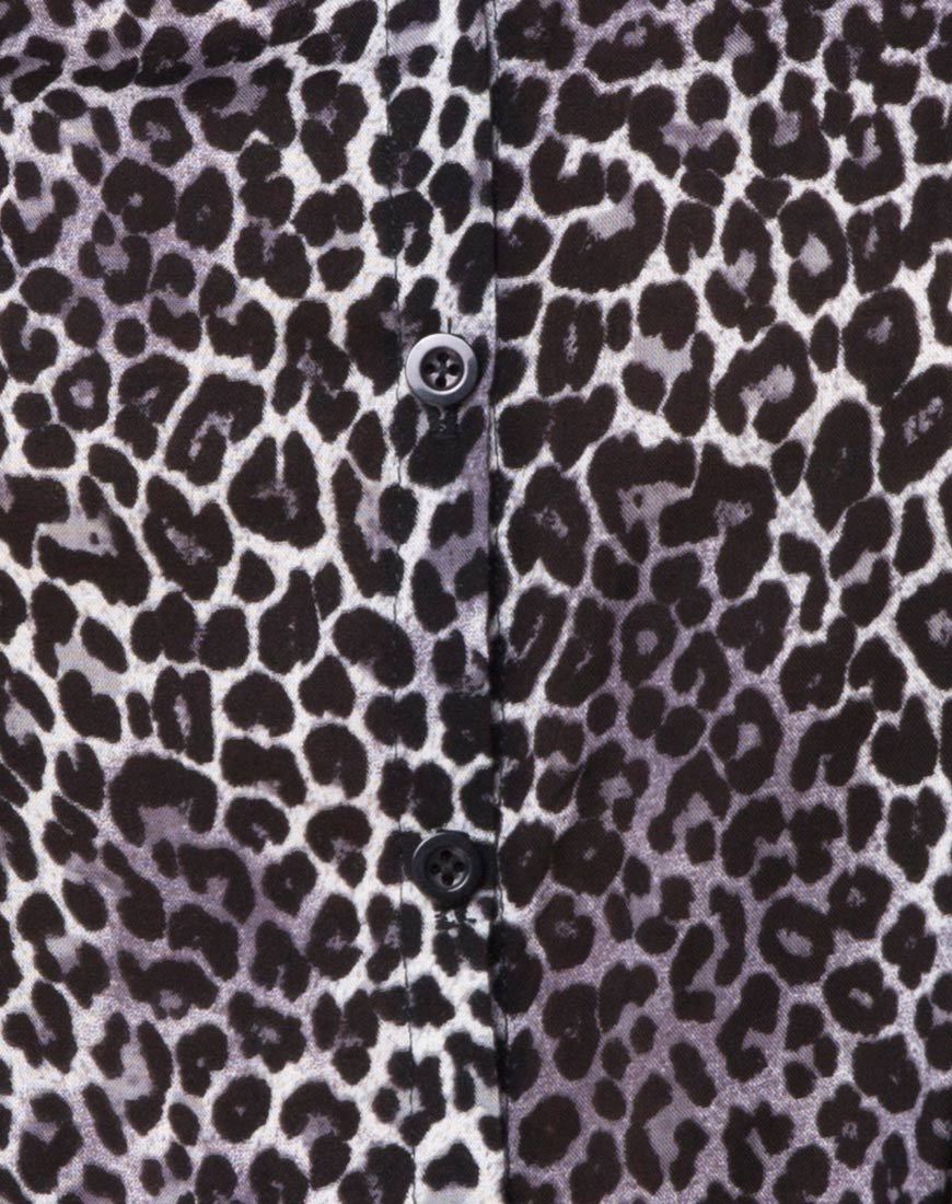 Imagen de Camisa Disam en Rar Leopard Gris