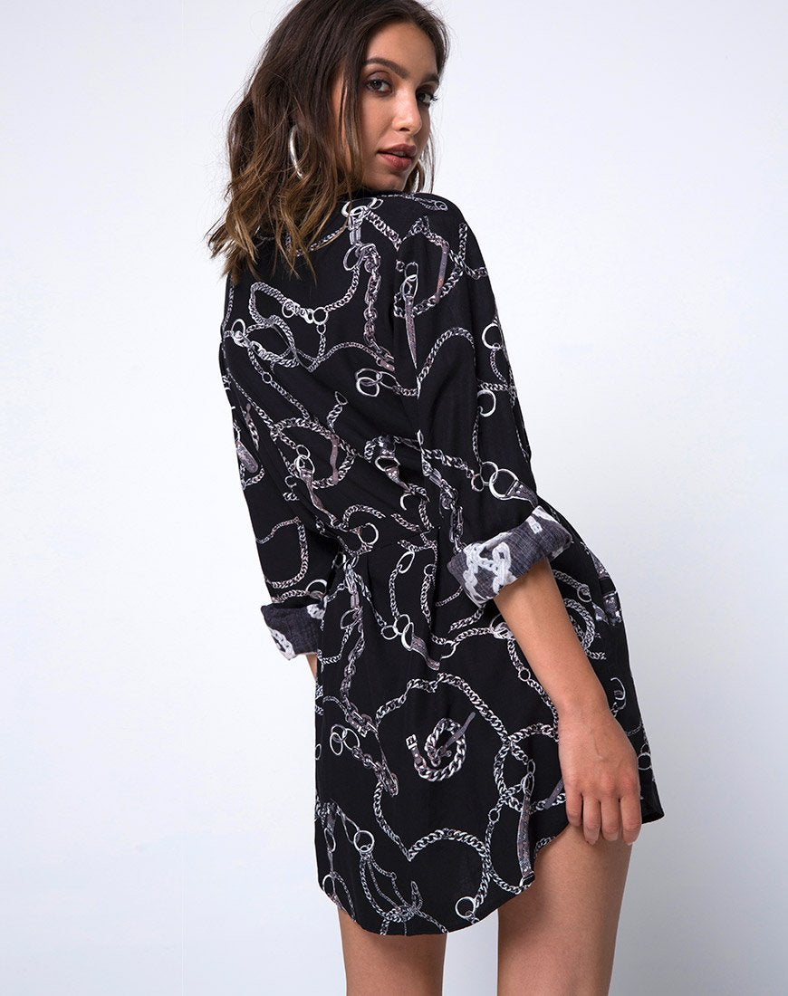 Vestido camisero Dise en cadena