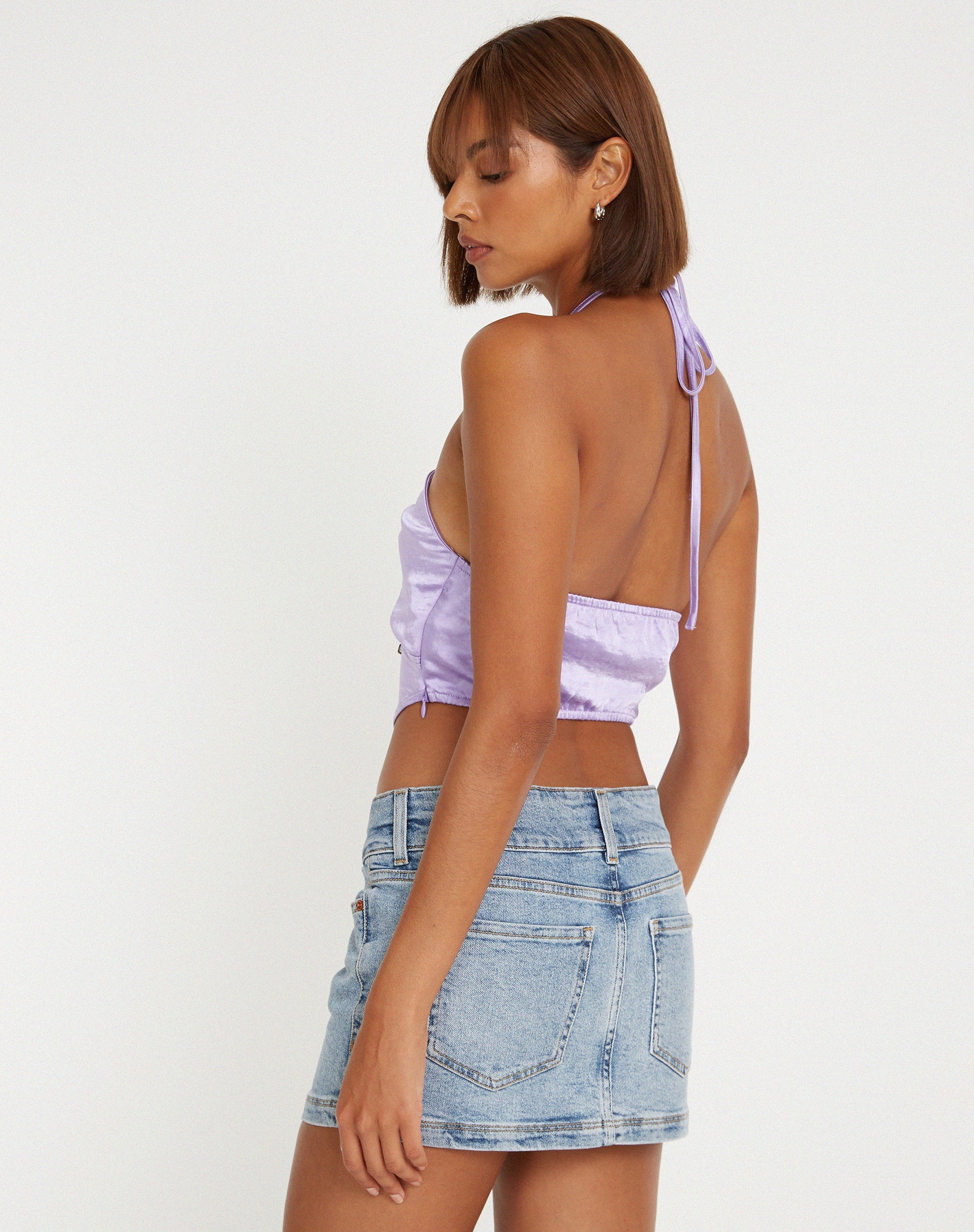 imagen de DOMILA TOP SATIN LILAC