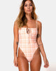 Imagen de Doraty Bañador Picnic Check Peach