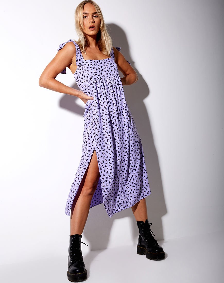 Imagen del vestido Dorothy Midi en Dainty Daisy Lila