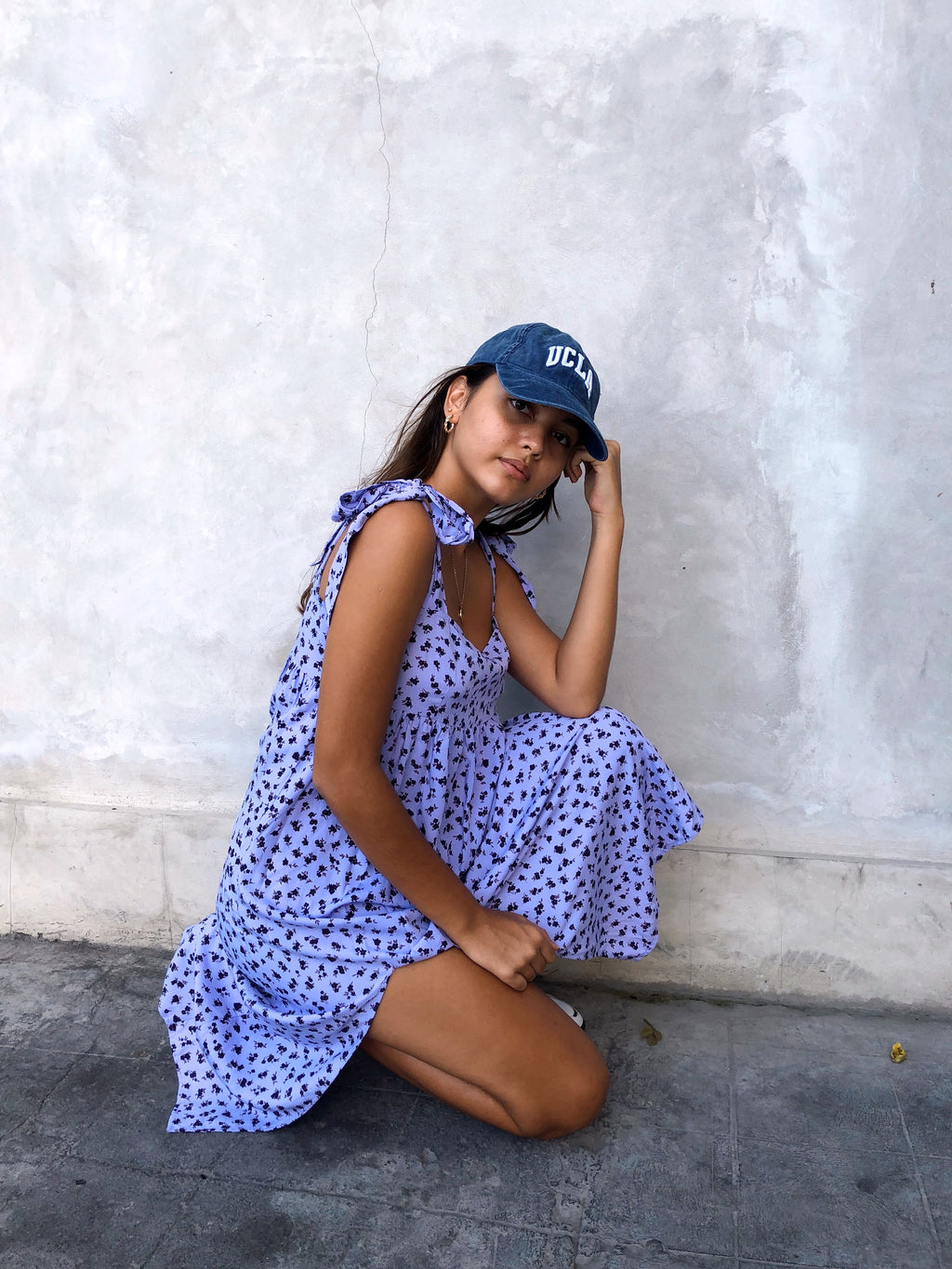 Vestido Dorothy Midi en Dainty Daisy Lila