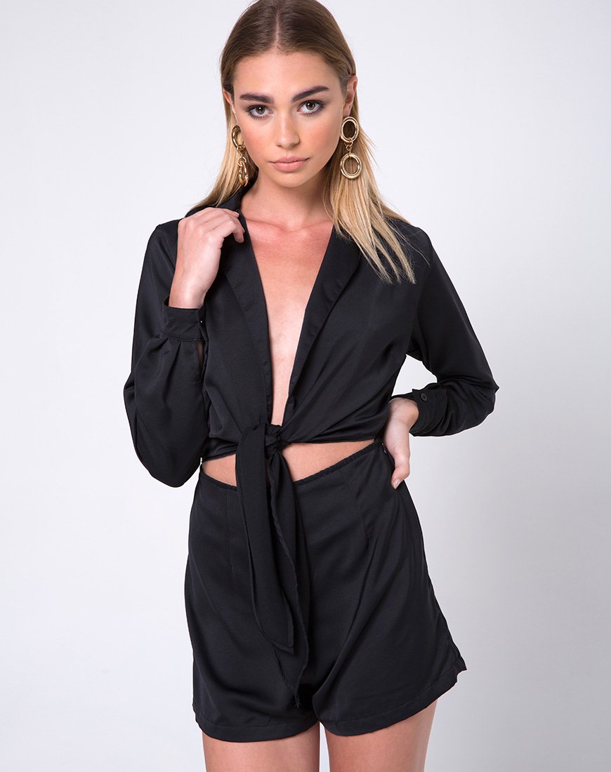 Mono Drille Cutout Negro