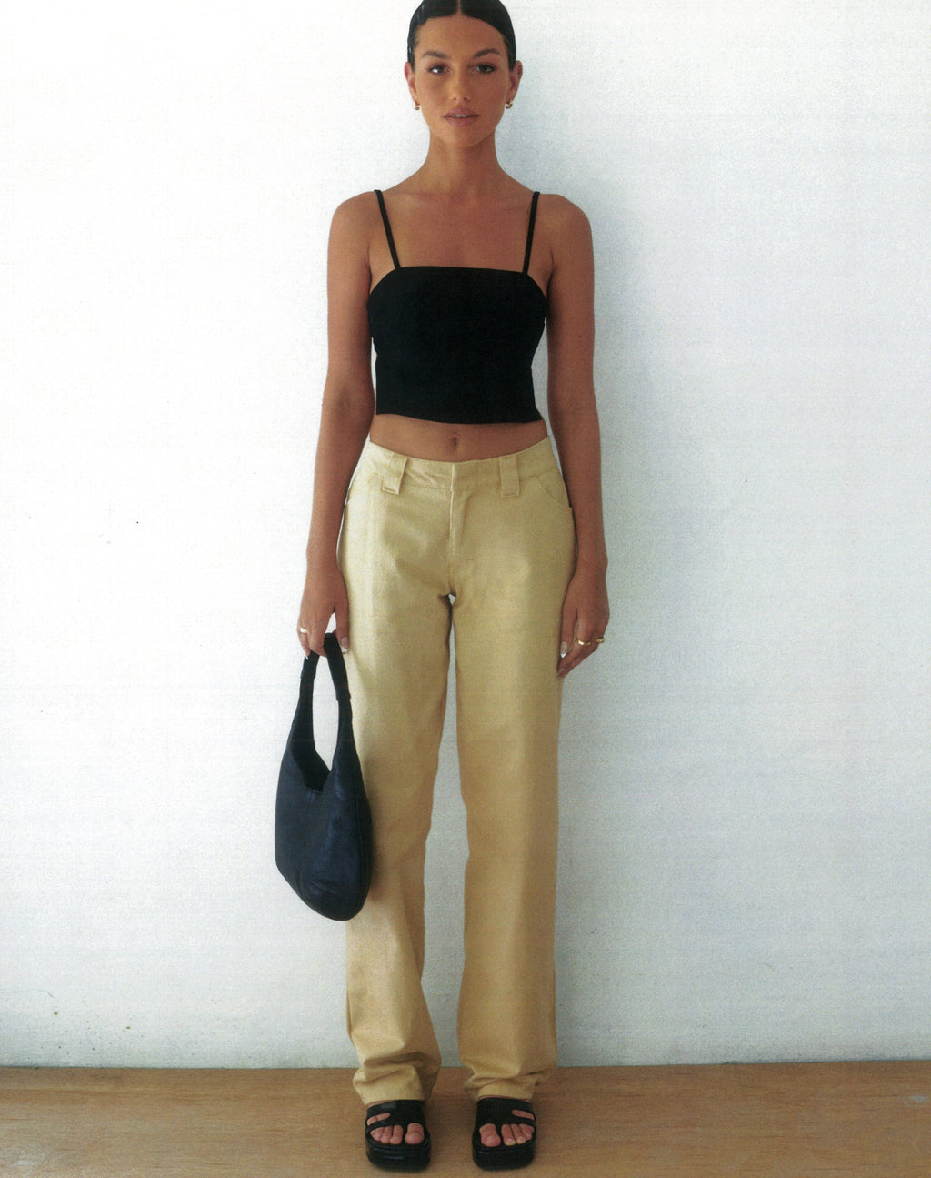 Motel X Olivia Neill Pantalón Kana en color tostado