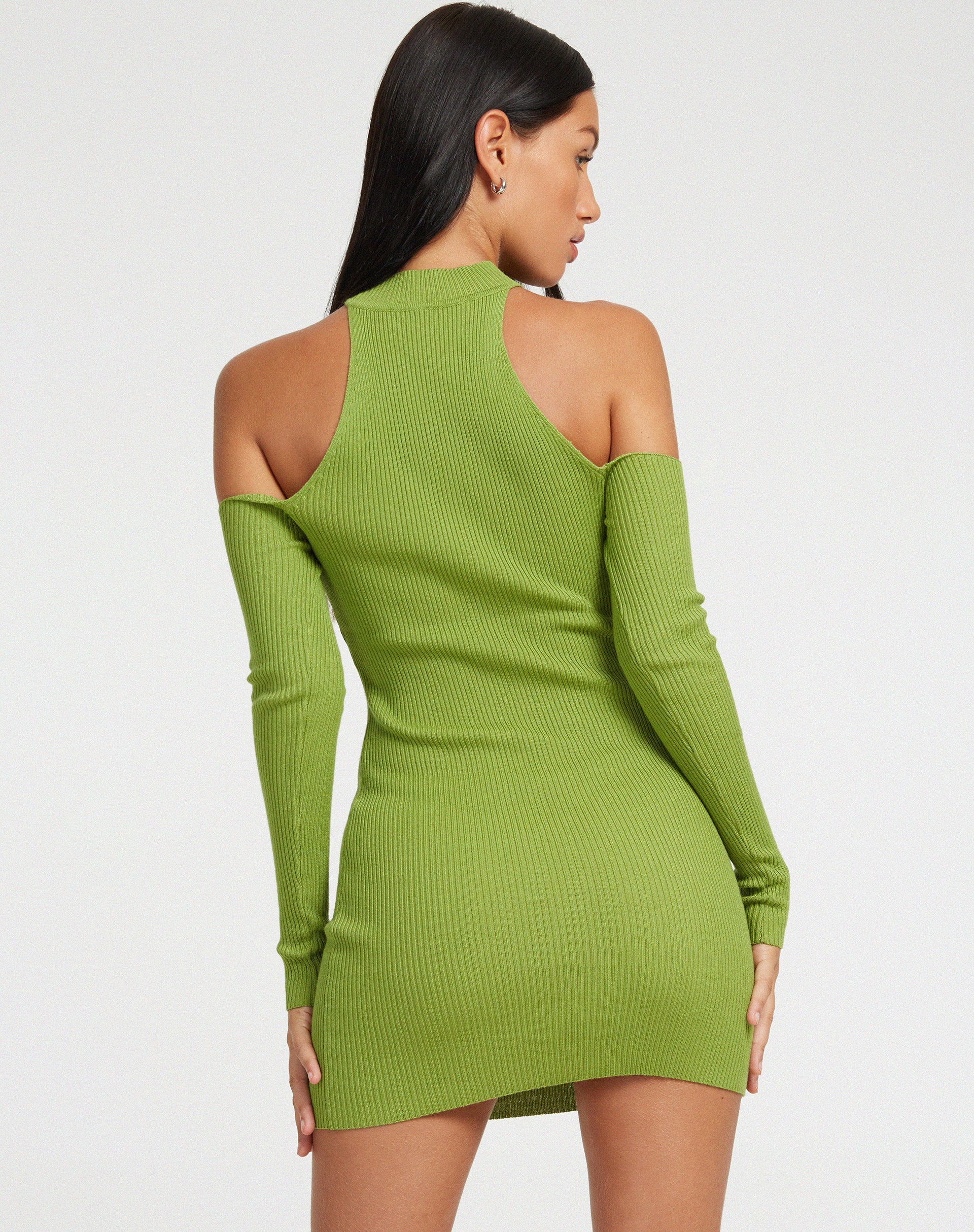 imagen de Dundar Mini Dress in Golden Lime