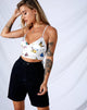 Imagen de Veila Crop Top en Crema Mariposa