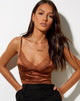 Imagen de Dyrana Crop Top en Rosa Flock Marrón