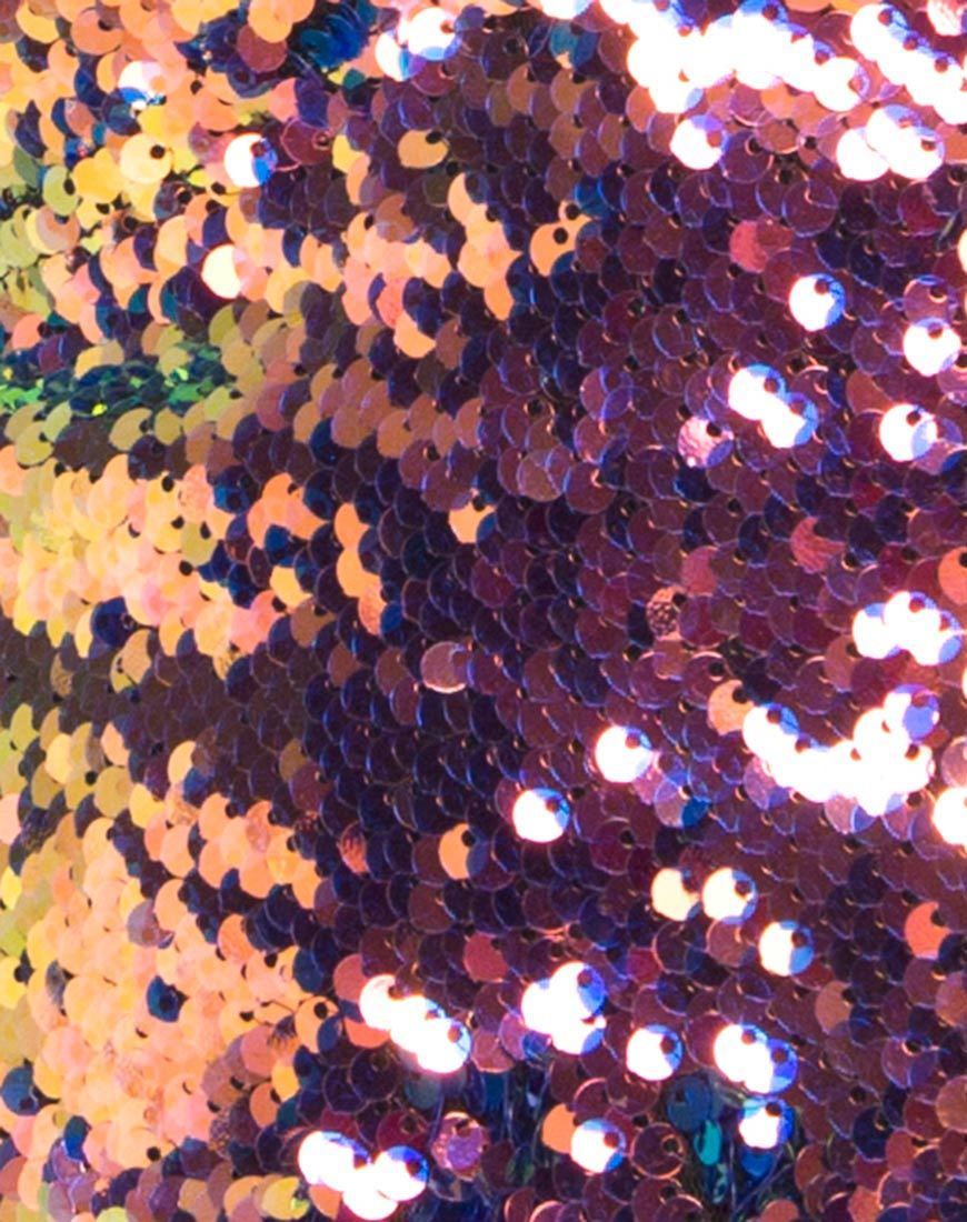 Imagen de Dyrilla Cropped Bralet in Dragon Fruit Sequin