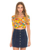 Imagen de Eclat Crop Top en Playtime Floral Naranja