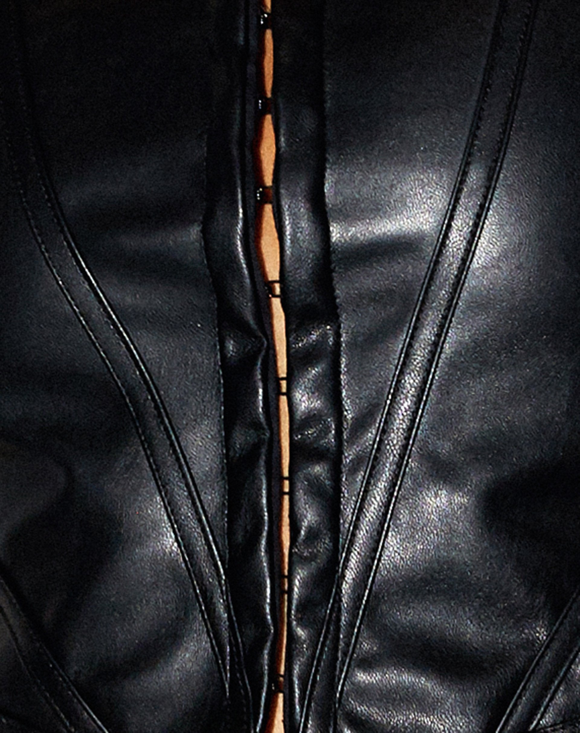 Imagen de Elci Corset Top en Pu Negro