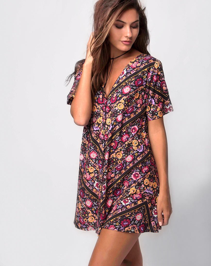Vestido Swing Crosena en Gypsy Rose